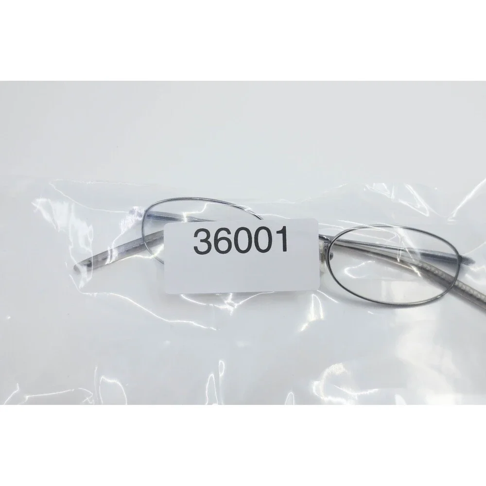 Nike 4005 060 Gunmetal Oval Metal Eyeglasses Frames 47-18-135 Demo Lenses